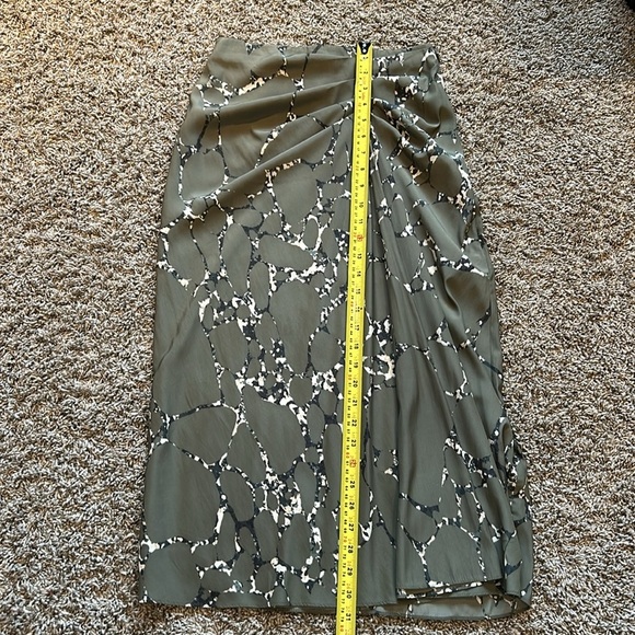 ba&sh MOPERA Front Draped Abstract Midi Skirt - Picture 10 of 11